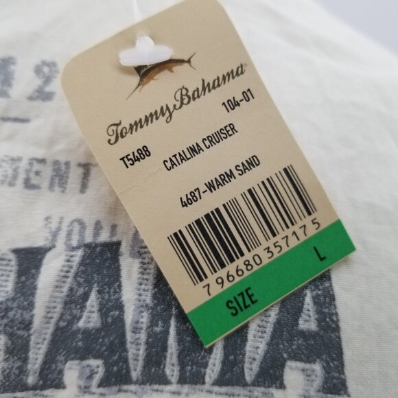 Tommy Bahama Mens  Sand Catalina Cruiser T5488 Full Zip Cotton Nylon Jacket Sz L - Picture 11 of 13